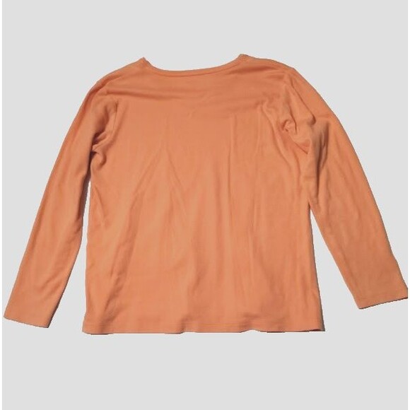 Women's CC Hughes Peach Top XL 44 Light Orange Long Sleeve - Picture 2 of 3
